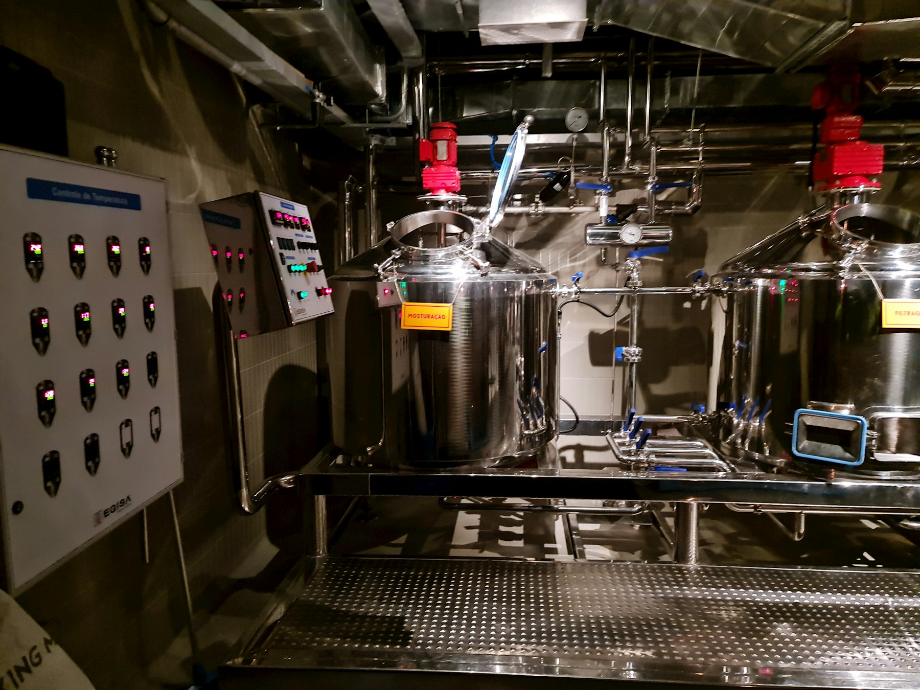 Industrial stainless steel processing facility